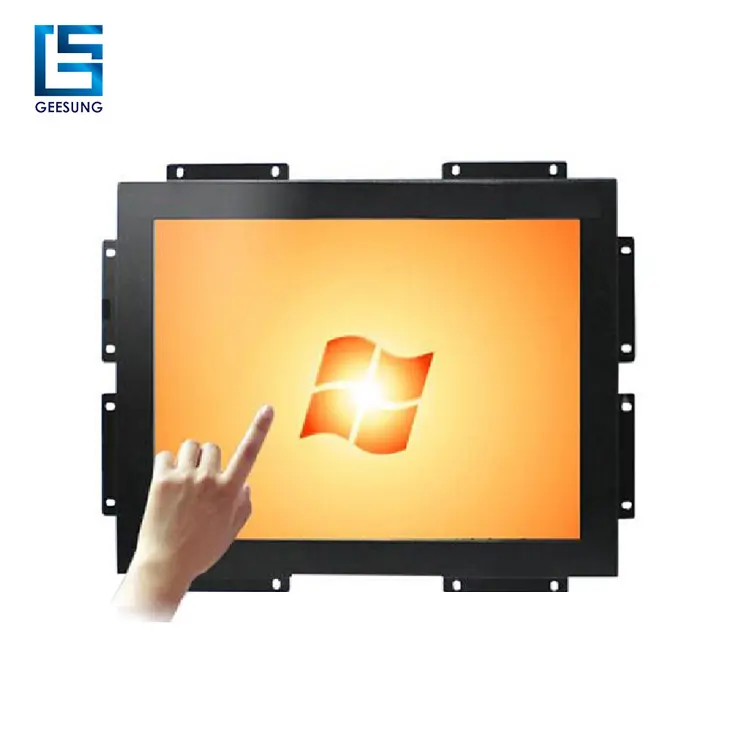 15 Inch OEM Outdoor Industrial High Brightness General Touch Open Frame Touch Screen Monitor