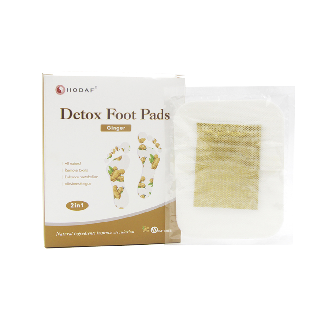 Ginger Detox Foot Pads Patch Organic Herbal Cleansing Detox Pads