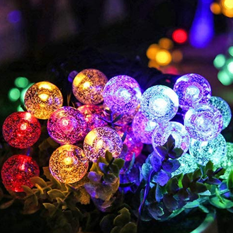 energy-saving color christmas tree decoration light solar Outdoor waterproof garden led light