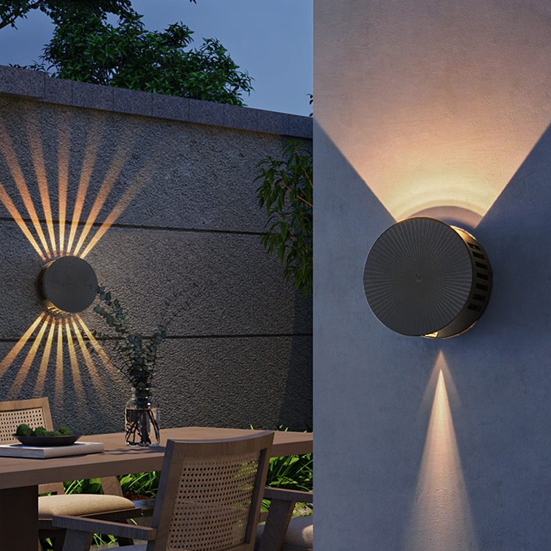 LED Garden Wall Lamp For Home Decor IP64 Living Room Lighting With Up/Down Beam Angle For Terrace Balcony And Street Use