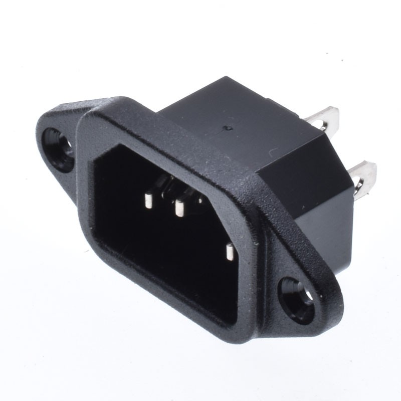 Промышленная Входная розетка IEC 320 C14, Штекерный разъем iec c14