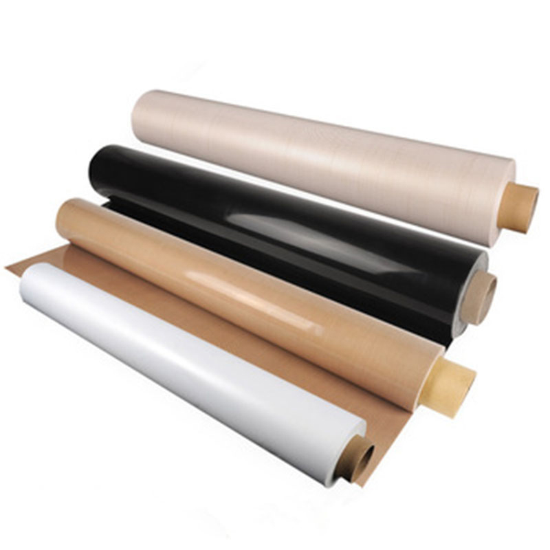 Excellent release surfaces PTFE coated fiberglass fabric heat sealing PTFE Fbric For Plastic bags and films