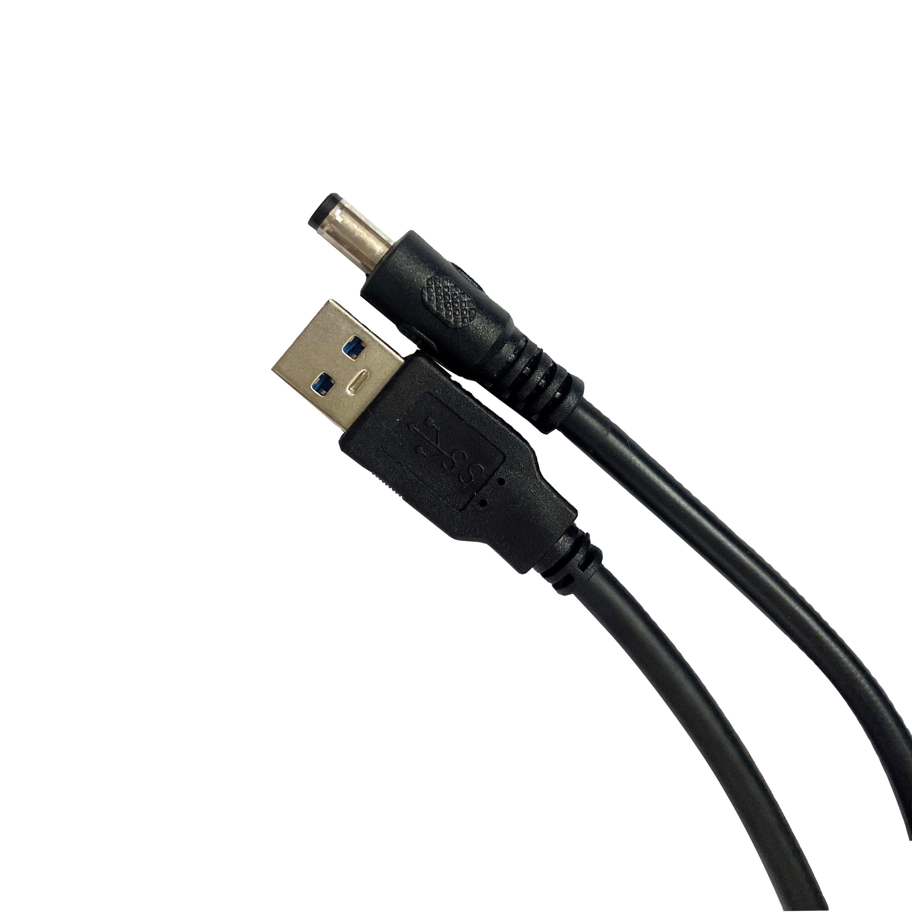 Custom logo 9V DC plug USB cable dc output charging cable for audio device