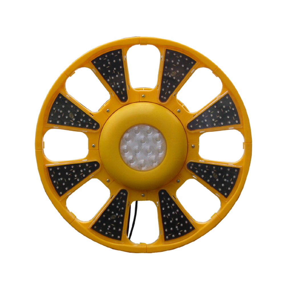 Big revolving light warning light with 212pcs red and white LED