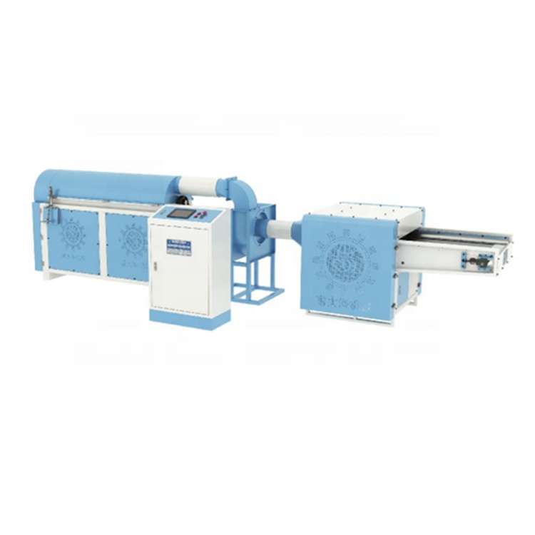 KWS-B-2 Automatic cotton polyester ball fiber making machine with opening machine for pillow filling