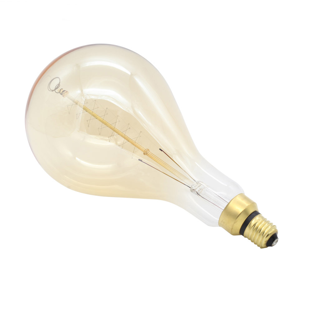 Античный стиль лампочки A160 PS52 E26 110 В 60 Вт большой edison лампы накаливания Декор свет
