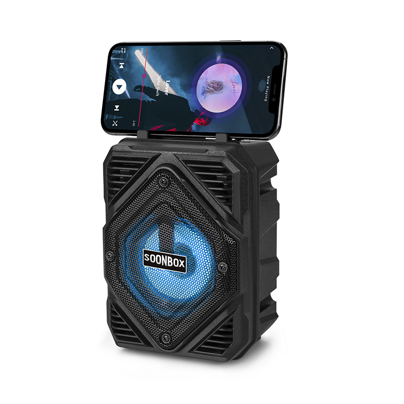 Wireless Microphone Karaoke BT Speaker Bass Amplified Sound Box With Usb