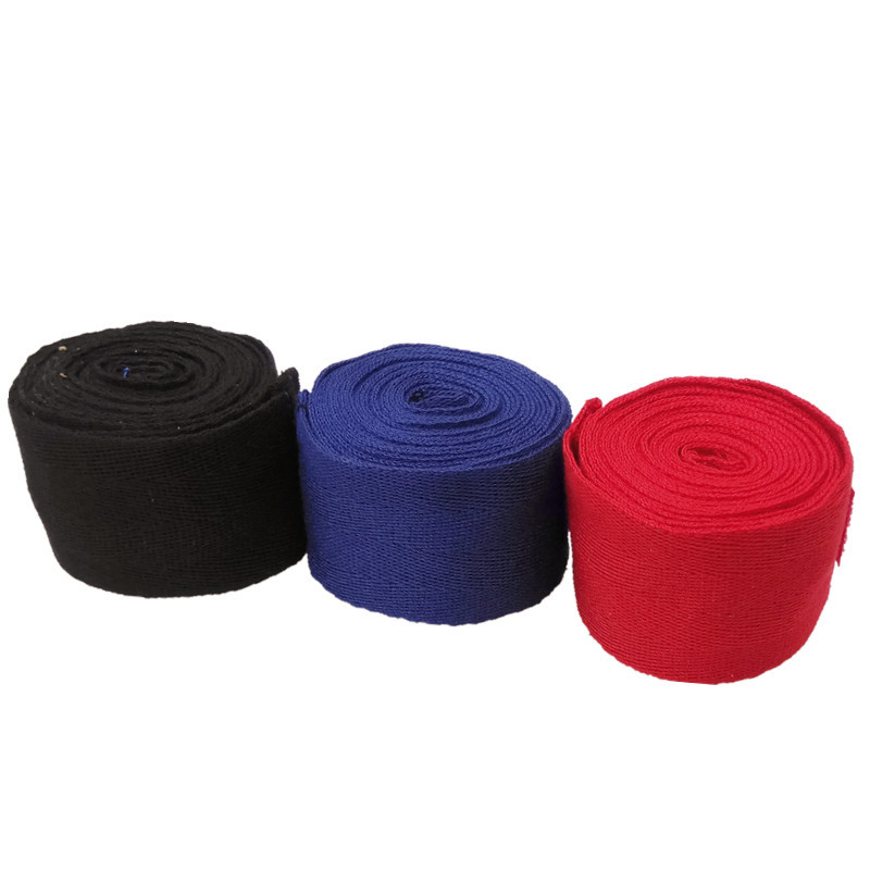 Wholesale Anti-Slip Sport Wrist Protection Pure Cotton Hand Wraps Boxing Training Bandages