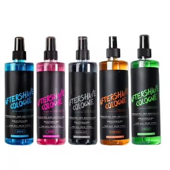 Custom Organic Man Beard Care Aftershave Spray Gel Moisturizing Soothing Men's Aftershave Cologne After Shave