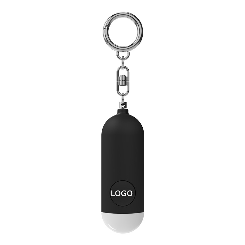 Wholesale Custom Self Defense 130db Emergency Led Security Keychain Accessories Woman Personal Safety Alarm Supplies