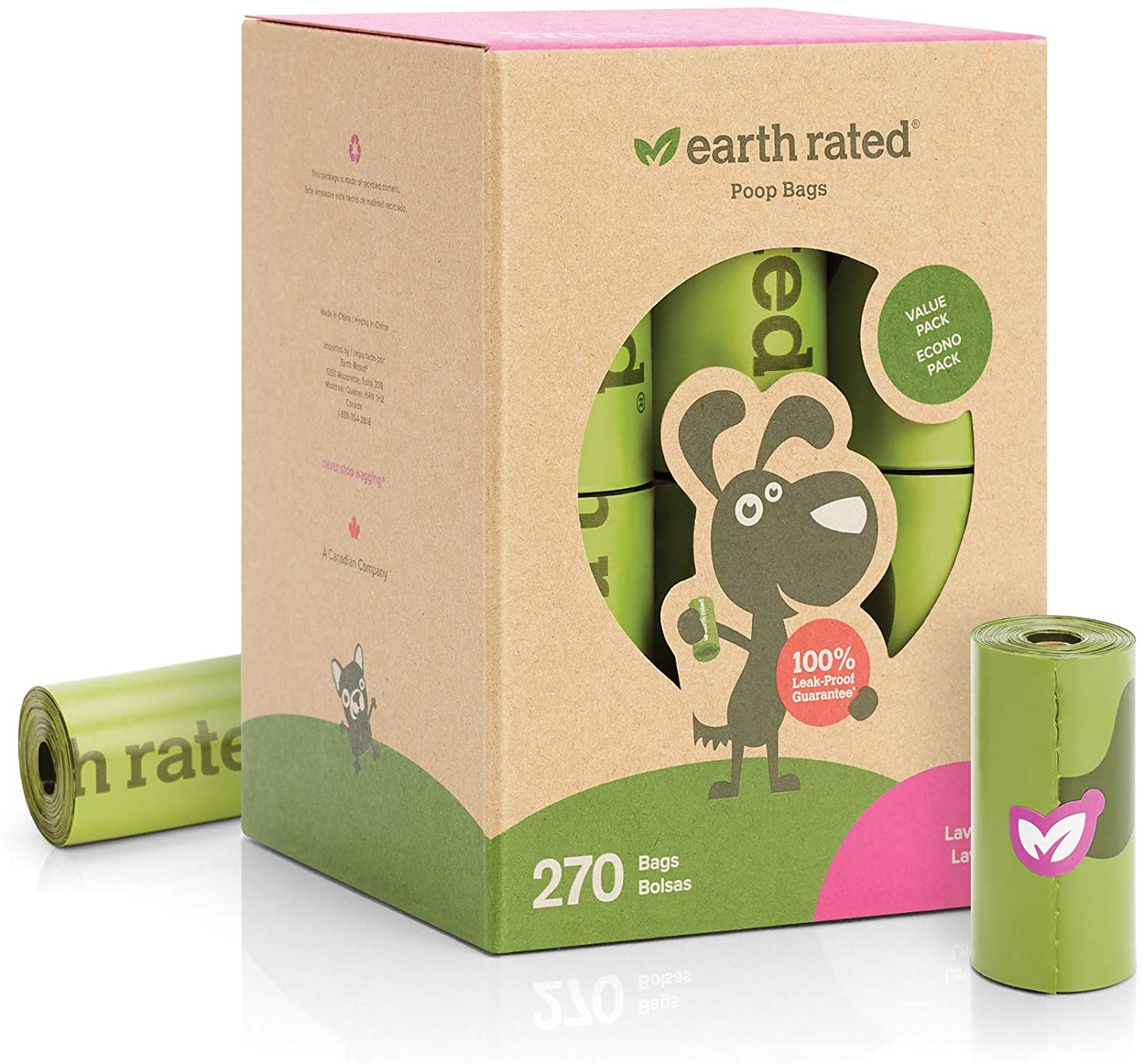 Pet Poop Waste Bag Biodegradable Compostable Dog Poop Bag Cat Poop Bag Box Custom Private Label