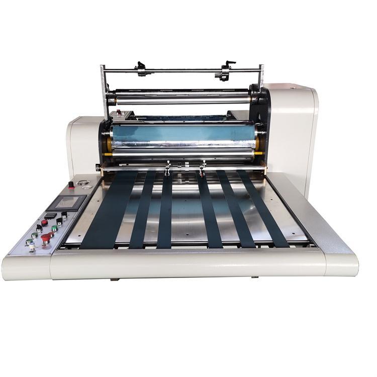 Semi automatic pre coating machine poster book sticker color box color box film automatic cutting Pouch laminator