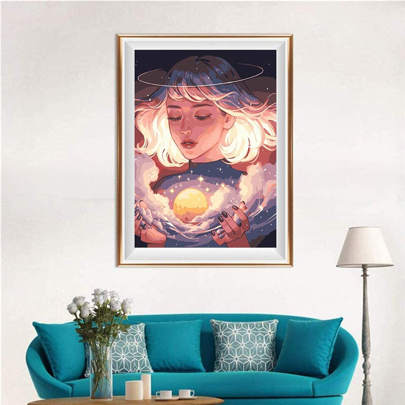 Полностью своими руками пейзаж Абстрактная живопись Wall Art Wholesale-5d-diamond-painting
