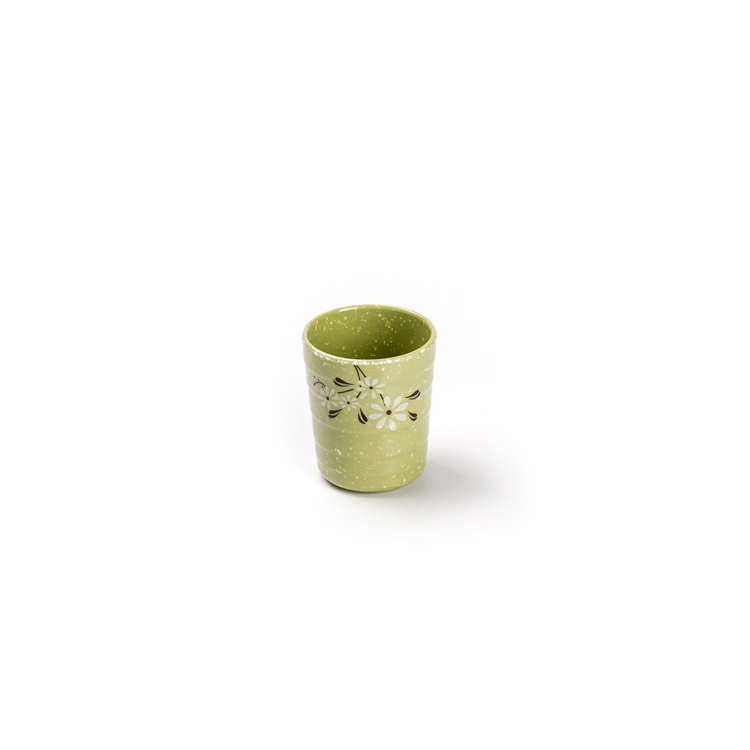 Guangzhou OEM 2.8 inch small size flower printing reusable melamine drinking cups for sale