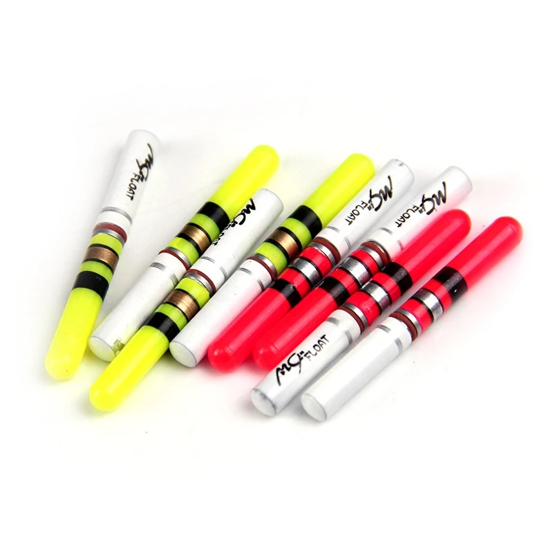 Electric LED Fishing Float Light With Button Battery Floating Tackle Electronic Luminous Red/Green Fishing Supplies