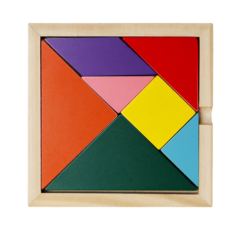 7 шт. обучающих деревянных игрушек UCMD, магнитная головоломка Tangram для детей