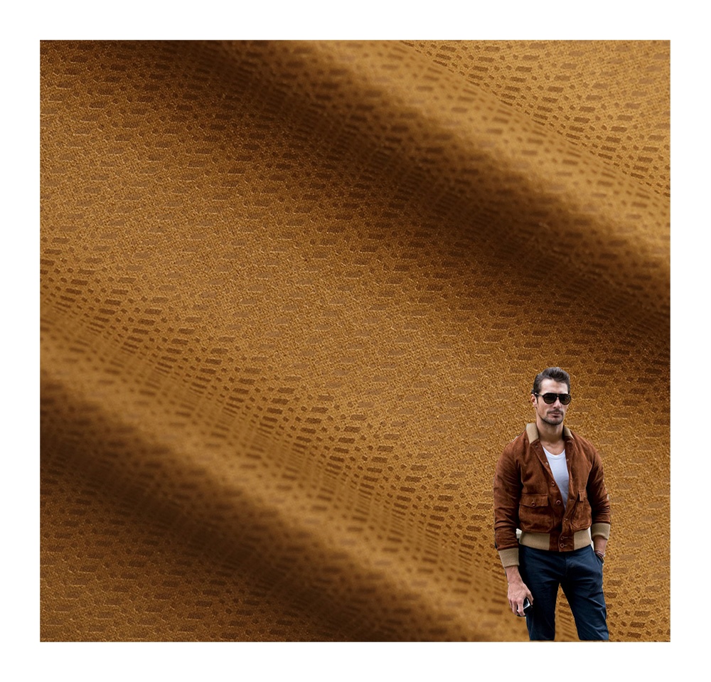Fashion hot products knurling Micro Fiber Woven Recycled Suede Fabric For Clothes skirt