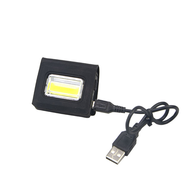 Резиновое покрытие Mini USB светодиодный свет с магнитом безопасности свет USB Перезаряжаемый рабочий свет