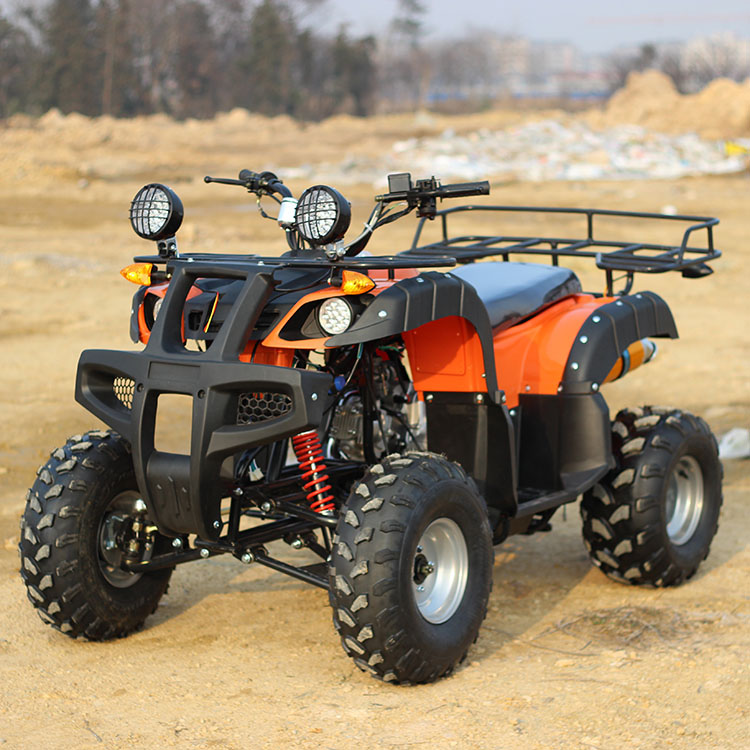 Лидер продаж, Стильная кепка с 4 колесами оранжевый atv 125cc дешевой цене цепной передачи atv