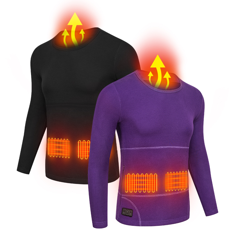 China factory USB electric clothing rechargeable battery heating electric thermal underwear for women