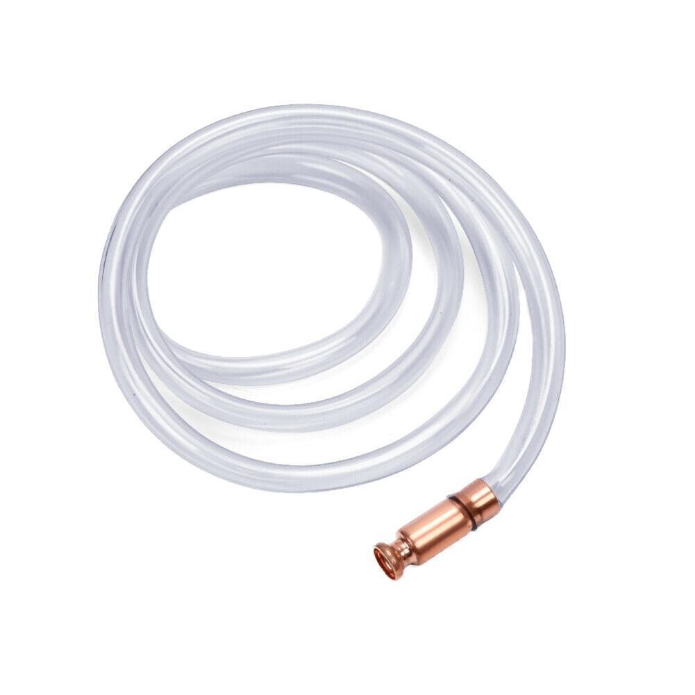 Manual Suction Pipe Gas Red Copper Siphon Pump Gasoline Fuel Water Shaker Siphon Safety Self Priming Hose Pipe Plumbing Hoses