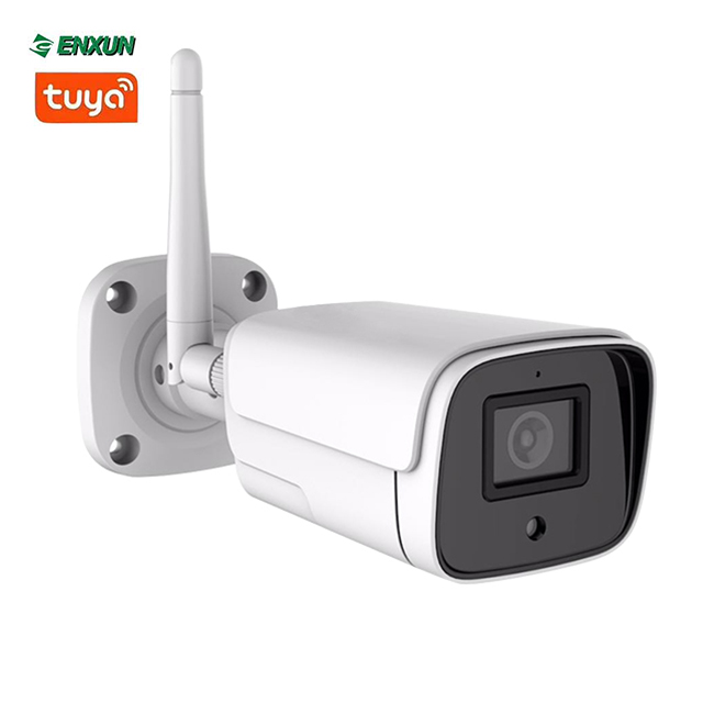 Enxun IP Водонепроницаемый Открытый 2-полосная АС аудио Tuya 2MP Wifi умный домашний пуленепробиваемая Беспроводная Cctv камеры безопасности