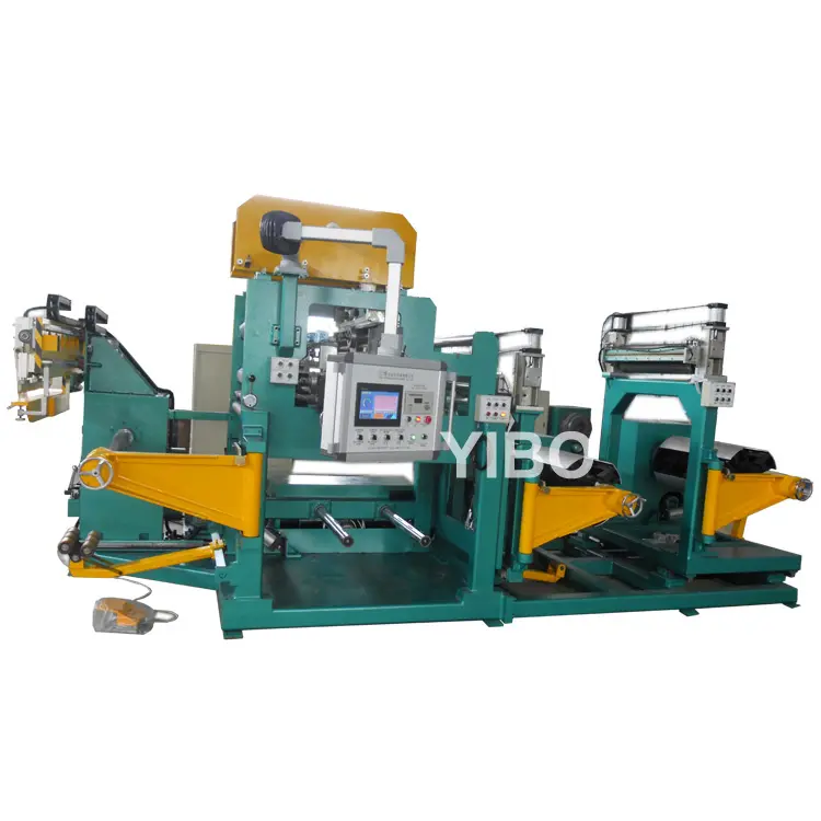 Copper and aluminum foil material winding and unwinding automatic winding transformer machine