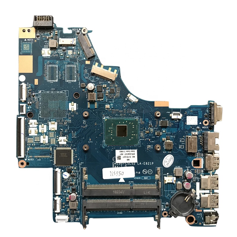 100% рабочая материнская плата для ноутбука HP 250 G6 N4200 LA-E821P 934736-001/501/601 системная плата