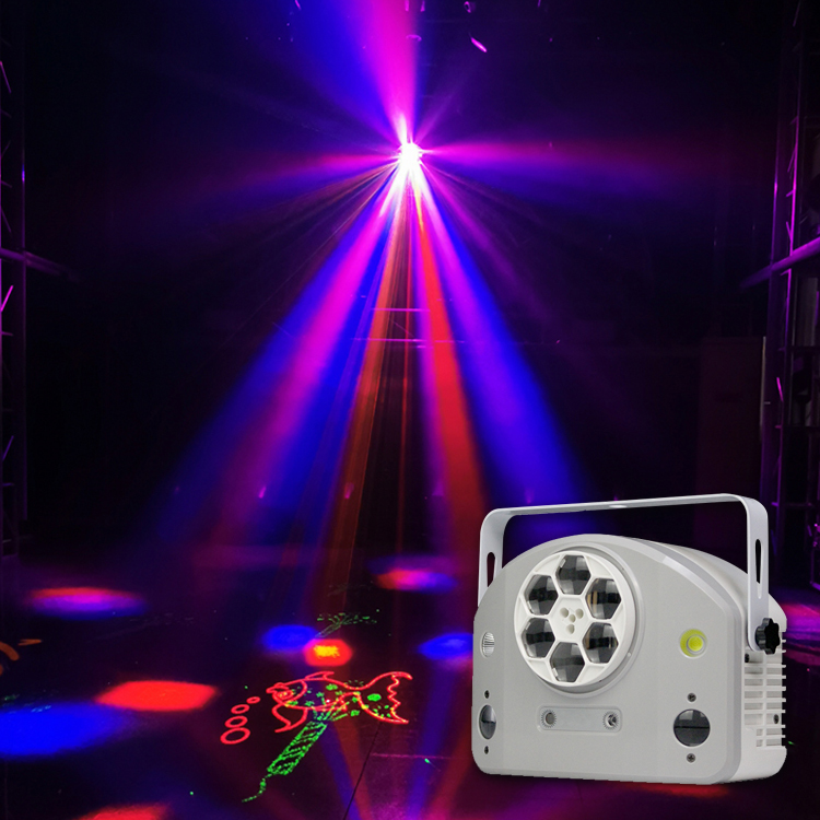 LED DJ Дискотека свет мини лазерный сценическое освещение украшение Gobo шаблон проектор для бара клуба