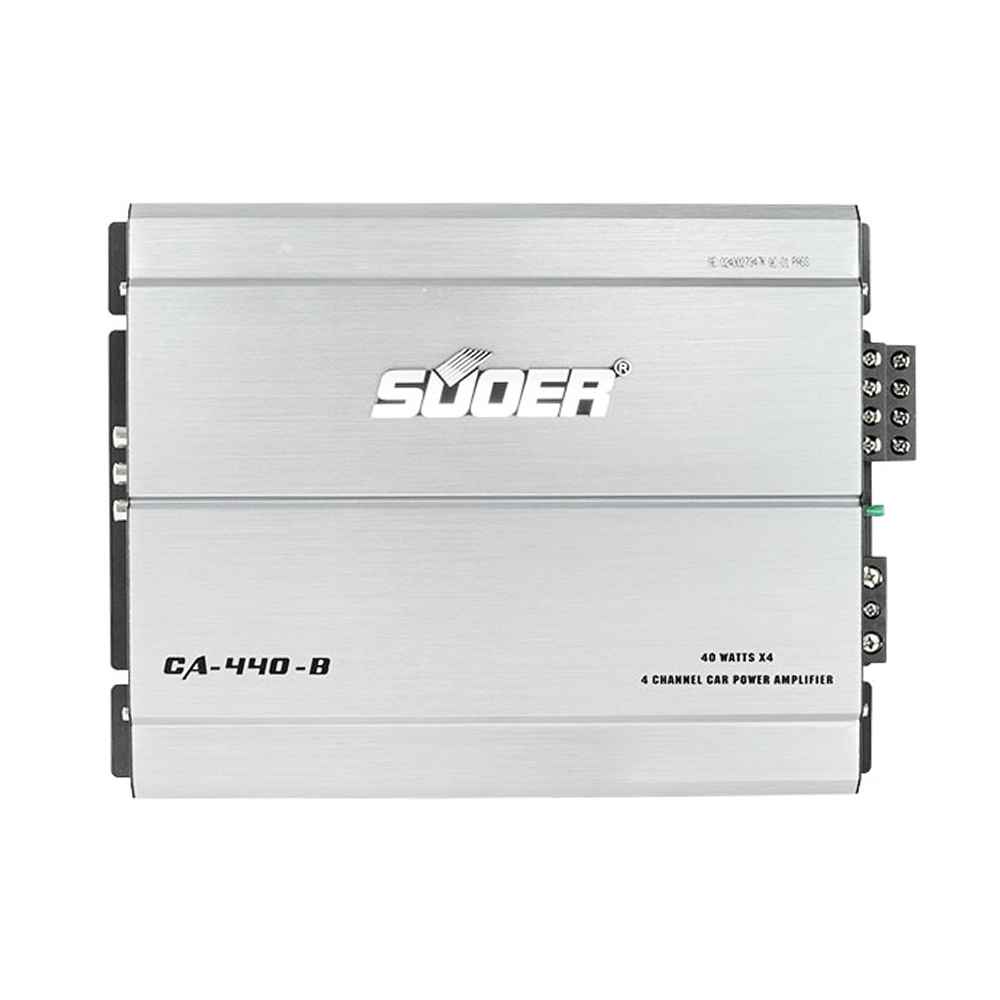 Suoer CA-440-B 12V Усилитель мощности автомобильный усилитель мощности 4 канальный авто усилитель de carro