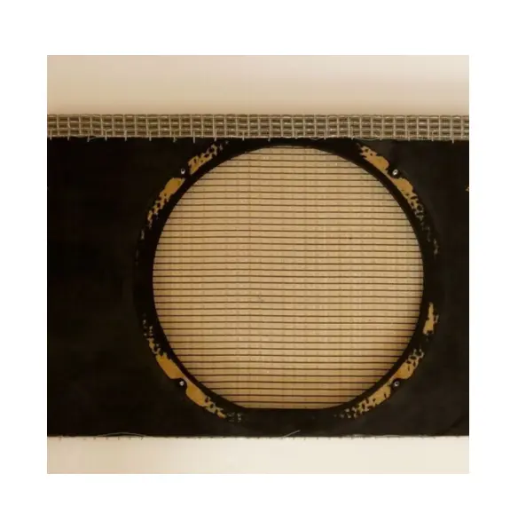 speaker baffle board with grill cloth installed metal material guitar amplifier speaker grill cloth
