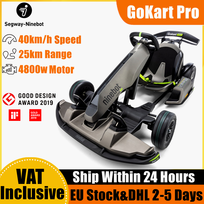 EU STOCK Ninebot от Segway Electric GoKart Pro 4800 Вт для детей и взрослых на открытом воздухе гоночный педаль Go Karting самобалансирующийся скутер