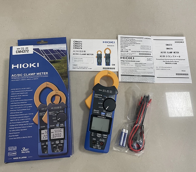 CM4372 Hioki Сделано в Японии AC/DC 600A True RMS цифровой зажим-метр с Bluetooth