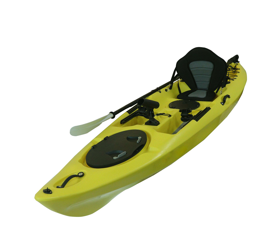 Factory Direct Sale High Quality Affordable Yellow Streamlined Fishing Kayak