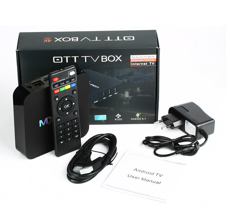 ТВ-приставка MXQ PRO 4K Smart Internet, телевизионная приставка OTT, 1 ГБ ОЗУ, ТВ-приставка mxq pro rk3229