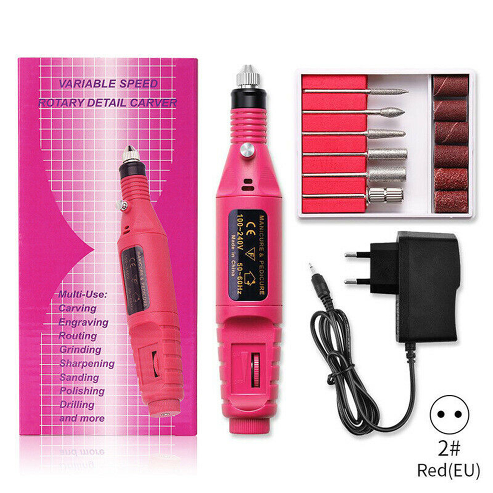 Professional Electric Mini Nail Drill 2020 Hot Sale High Speed 20000rpm Nail Drill good Hand Piece Digital Nail Art Drill