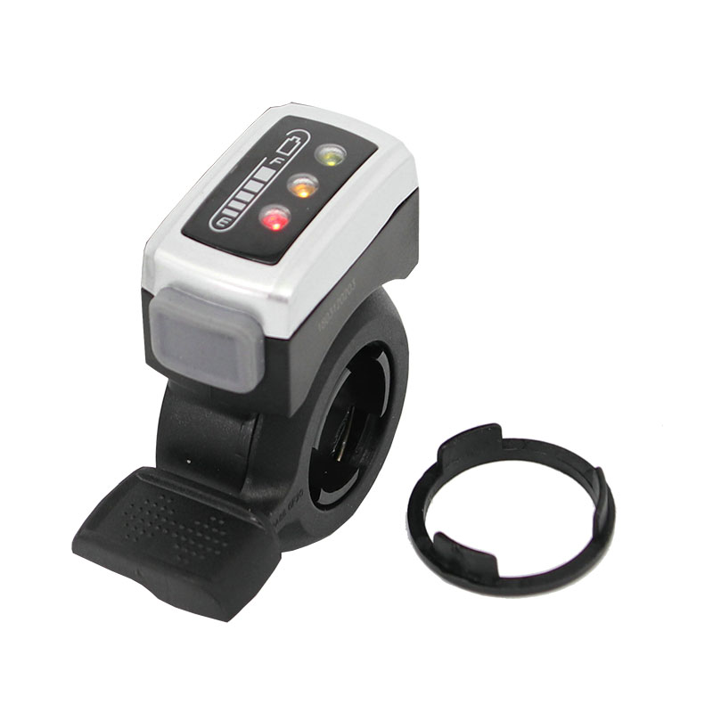Wuxing 24V 36V 48V Thumb throttle with battery power display and on off switch 106DX