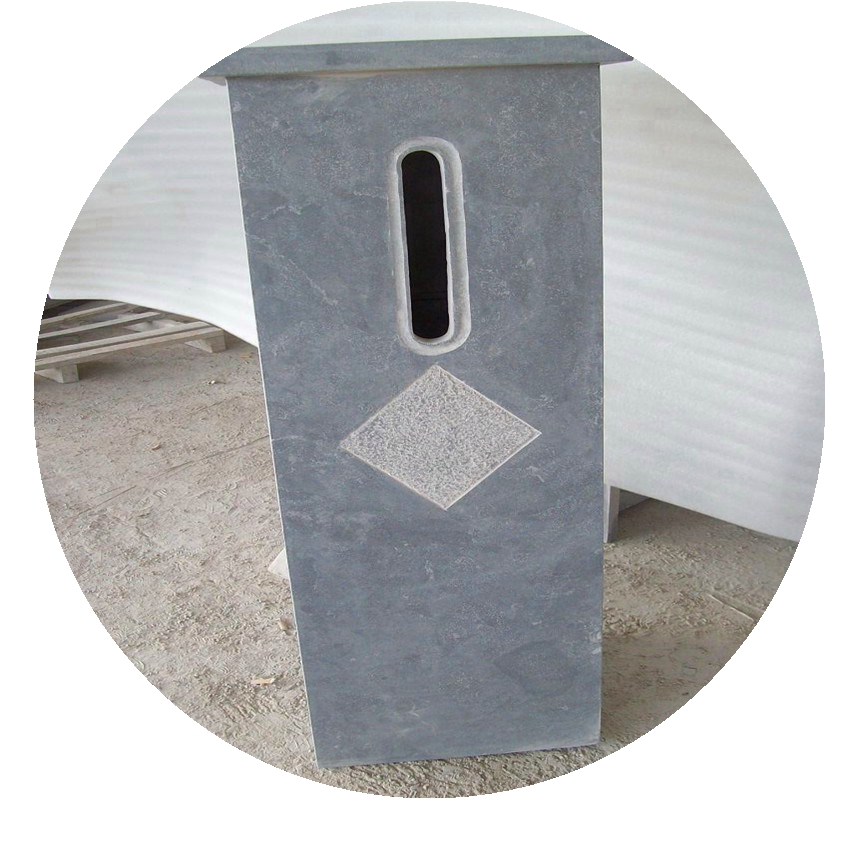 Китайская Известняковая почтовая коробка, китайский почтовый ящик bluestone