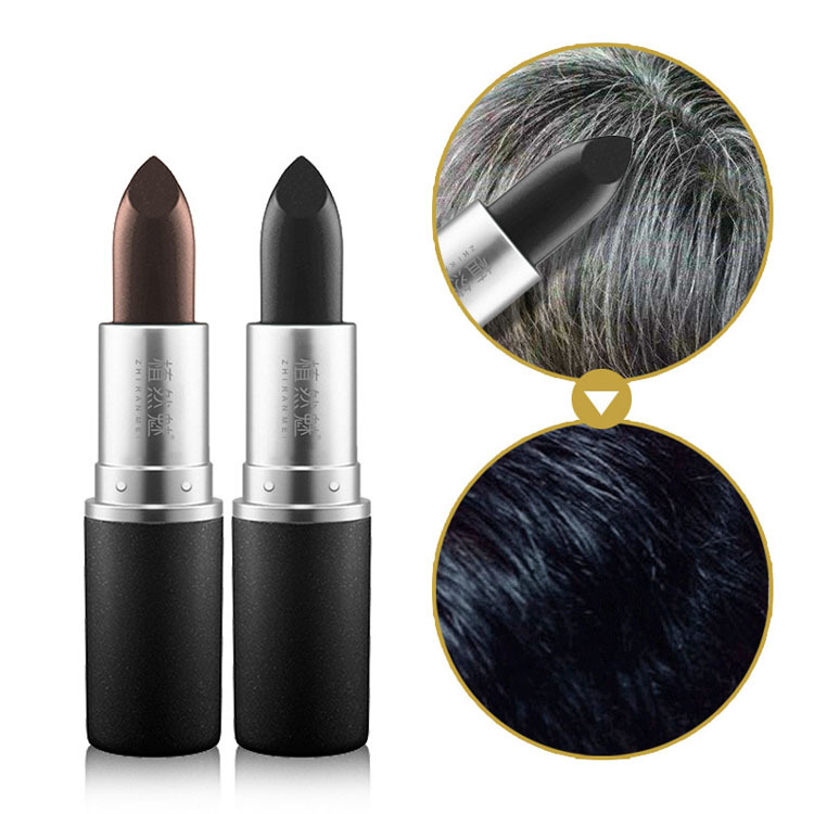 Hot Selling Temporary Long Lasting Lipstick Shape Fast and Long Lasting One-off Blue Black Hair Dye
