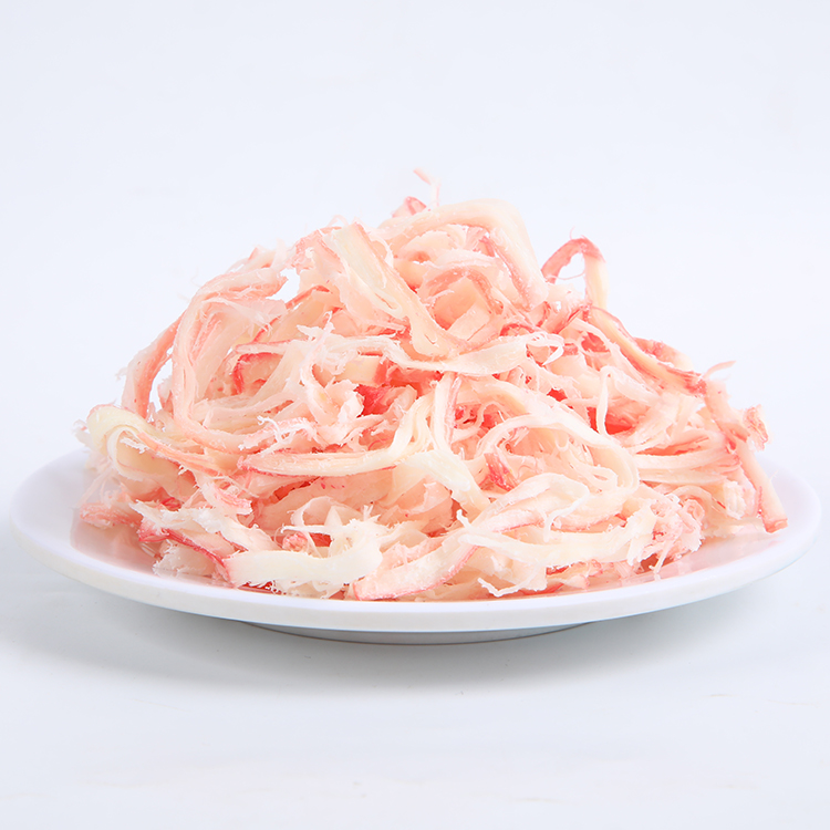 Оптовая продажа сушеных измельченных кальмаров, навалочные вкусные закуски, измельченные кальмары для отдыха