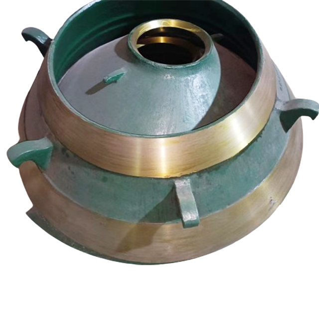 Casting Foundry Crusher Spare Parts Mantle And Bowl Liners Concave Ring for Mining Machines