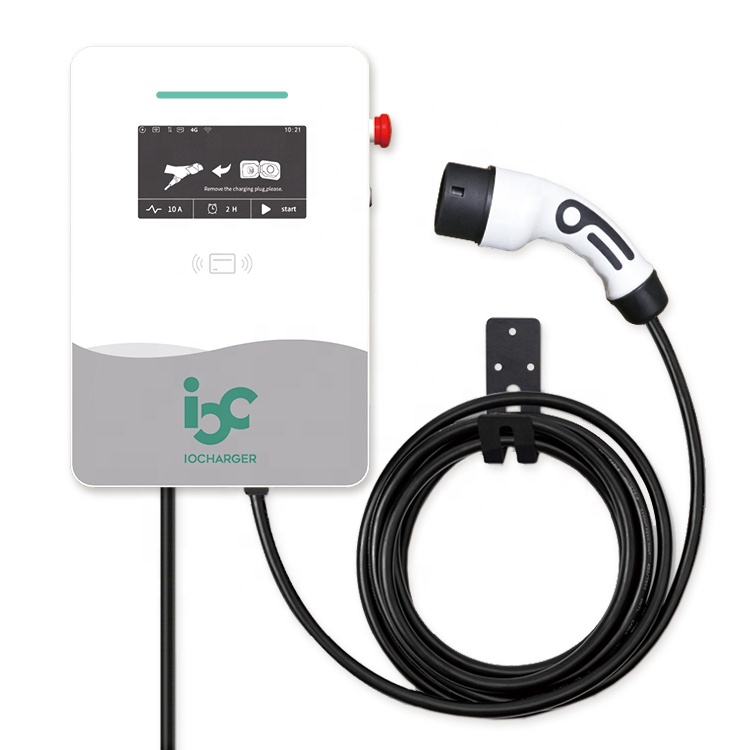 CE IP55 тип 1 штекер SAE J1772 стандарт OCPP ev зарядка wallbox 11 кВт точка зарядки ev зарядная станция для электромобиля
