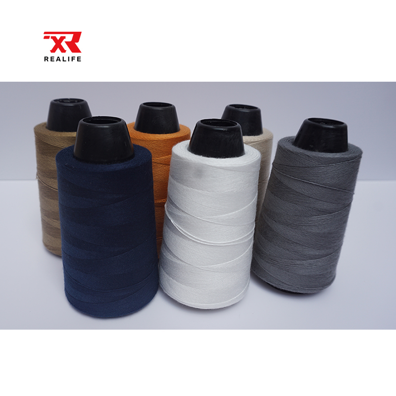 China supply 40/2 5000m sewing thread high tenacity 100% spun polyester yarn