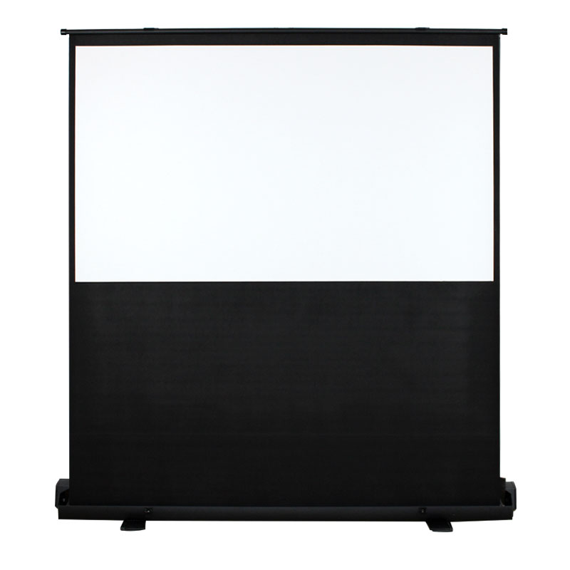 Factory Sale Portable Floor Standing Pull Up Projector Screens for Home Theater Exhibition Outdoor Easy Storage