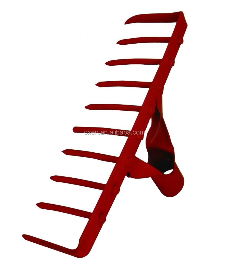 Metal Garden Lawn Grass Rake Leaf