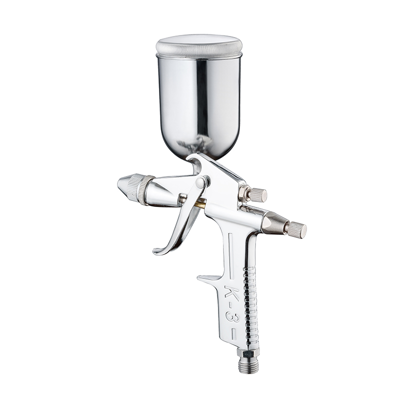 K-3B High Pressure Spray Gun Gravity Feed 200cc Capacity Air Little Spray Gun