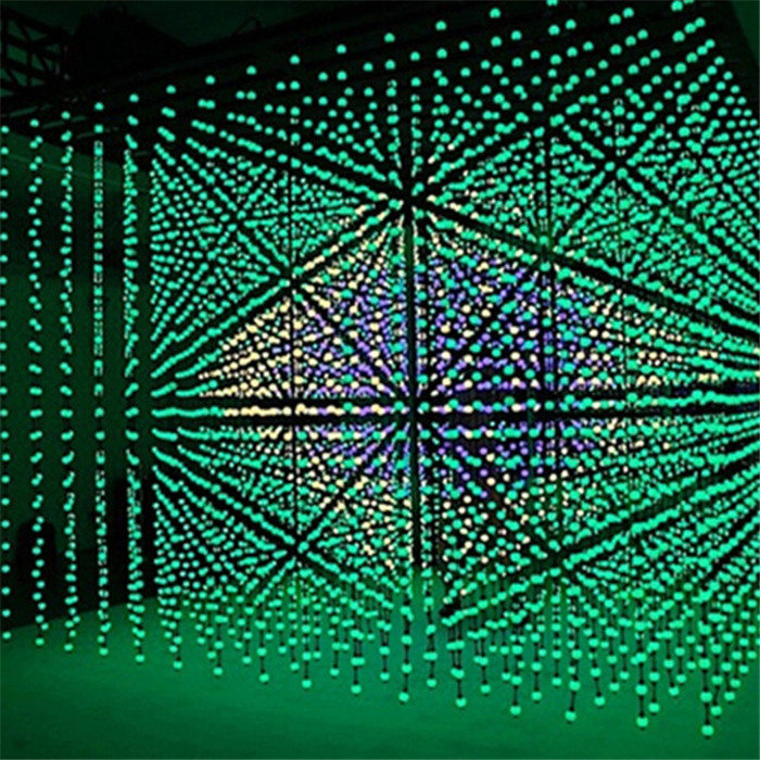 3d DMX красный зелёный синий 50 мм Пиксельная шаровая светодиодная сетка