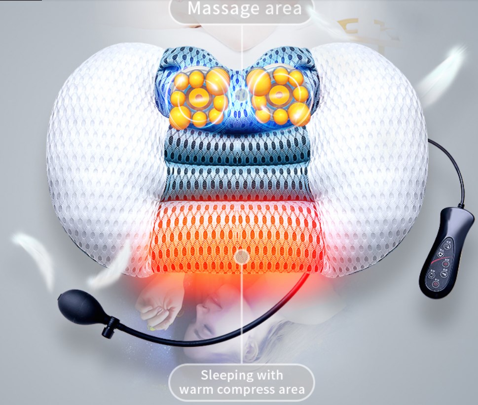 Factory wholesale portable pillow massager neck massage pillow for home