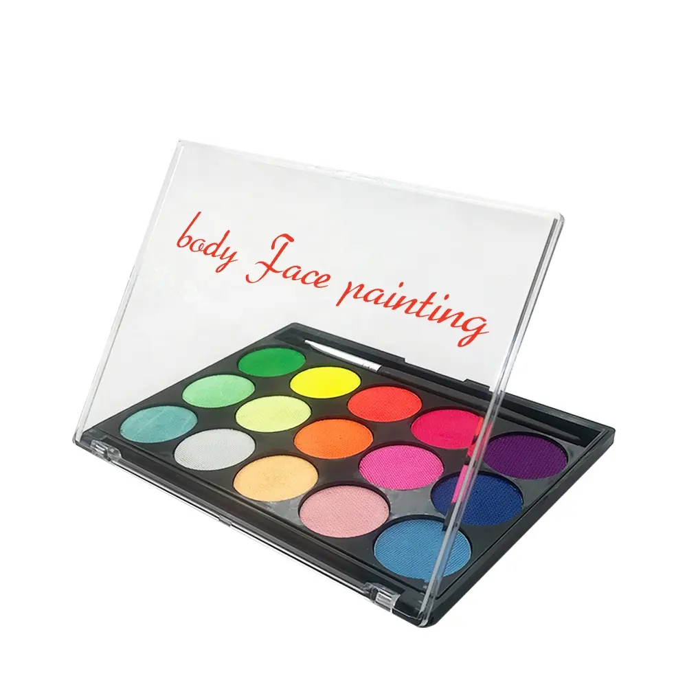 Makeup 15-colors The Best Vegan hot Face Painting 15-Colors Palette With private label