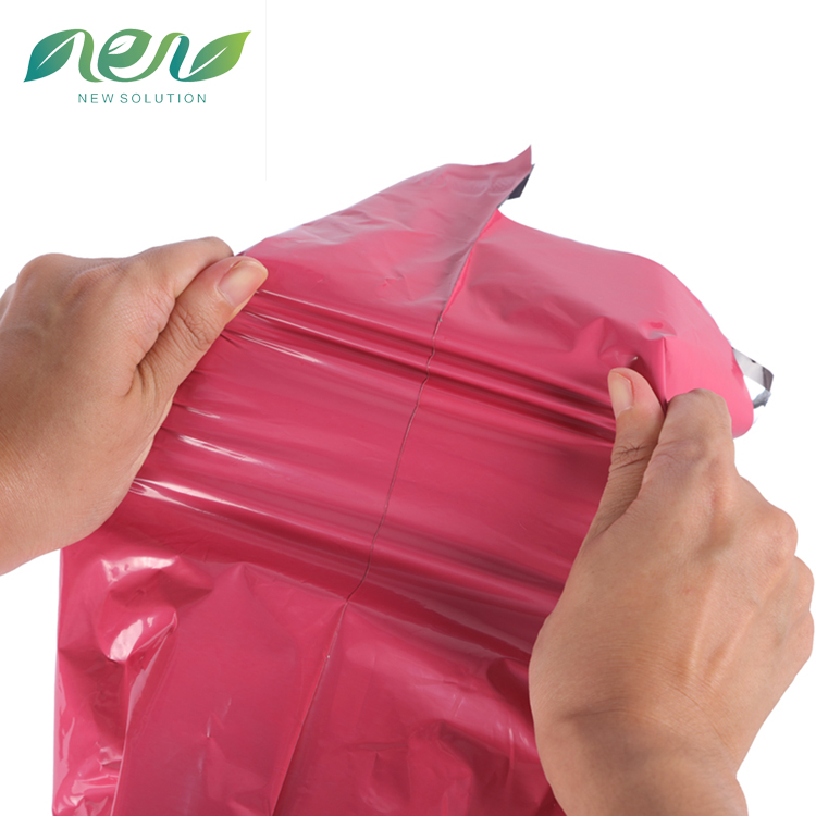 XMC Custom Logo Printed 100% Eco Home Compostable Polymailer Plastic Mailer Clothe Mail Shipping Packaging Mailing Bags
